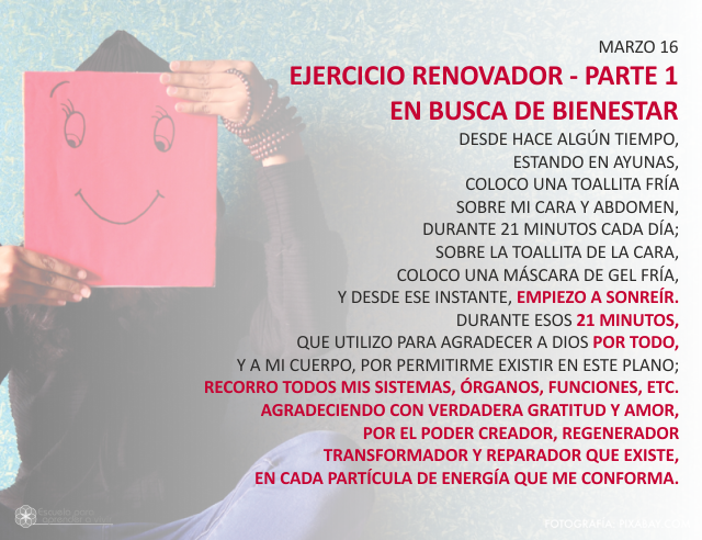 Ejercicio renovador - Parte 1. En busca de bienestar